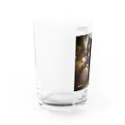 AI Imaginationのツリーハウスのイラストグッズ Water Glass :left