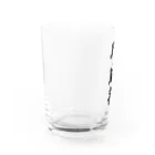 着る文字屋の羽球部（バドミントン部） Water Glass :left