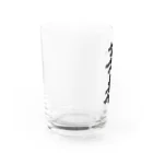 着る文字屋の芸者 Water Glass :left