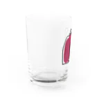 タカのどきどき赤いランドセル Water Glass :left