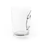 ファンシーTシャツ屋のペキニーズちゃん Water Glass :left