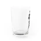 着る文字屋の社員 Water Glass :left