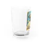 Paonのズーのダイナミック・パグちゃん３ Water Glass :left