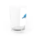 渦のおみせやさんのローポリなイルカくん Water Glass :left