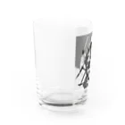 にんにんにんじゃのベテラン忍者のグッズ Water Glass :left