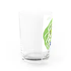 にんにんにんじゃの抹茶の小人 Water Glass :left