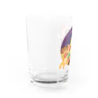 ランダの寝る ピザ 極楽 Water Glass :left