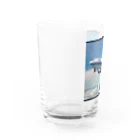 あかいはちのフィリピンの旅客機 Water Glass :left