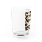 Kおばさんのパグ夫くん Water Glass :left