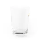 MASUHIRO の うまいのなんの！のうまいのなんの！ロゴ Water Glass :left