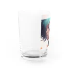 たてっぴのショップのボブカットのアイドル Water Glass :left