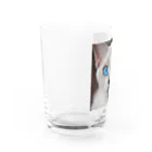 ソラトラの青目の猫 Water Glass :left