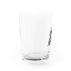 UEKIshopのバイクに乗ったゴリラ Water Glass :left