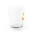 モチモチ力士部屋のオカメ力士 Water Glass :left