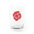 老虎小百貨のKIRIGAMI-GLASS［燕と倒福］ グラス左面
