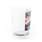 Pekotaroの富士 Water Glass :left