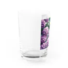 neat55のアジサイの球状の花房 Water Glass :left