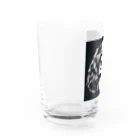 animalmahiaのイカつめなキャバリア・キング・チャールズ・スパニエル Water Glass :left