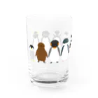 しろくま&ペンギン通信のペンギンたち、整列！ Water Glass :left