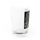 blacktomatoのオシャレな黒猫 Water Glass :left