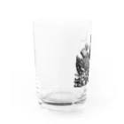 つるちゃんねる 生き物の不思議で芸術的なアヒル Water Glass :left