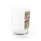 TAKASHIIのパレードで踊っている犬 Water Glass :left