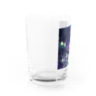 KAMIBUKROの夜の森に住むスライムモンスターの家族 Water Glass :left