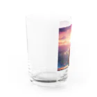 241028mada-mumeinadezaina-の女性の後ろ姿 Water Glass :left