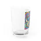 saqui.comのカラフルなインド柄 Water Glass :left