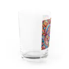 saqui.comのカラフルなインド柄 Water Glass :left