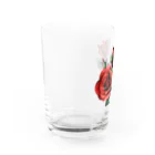 J-M-Kのレッドローズ Water Glass :left