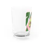 ai美女ショップのアボカド Water Glass :left