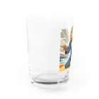 GANZのライオン柔道師範 Water Glass :left