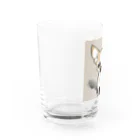 ai美女ショップのチワワのこてつ Water Glass :left