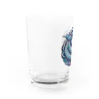 アニマルのりまきのBlue snake 2 Water Glass :left