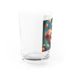 emi0215の可愛いリスのイラストグッズ Water Glass :left