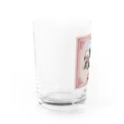 フレブル好きなんですの真珠の首飾りのブヒ Water Glass :left