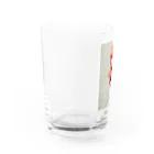 ポメラニアンのアリスくんの謎の生き物 Water Glass :left