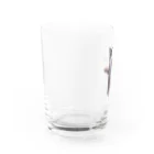 猫ミームグッズの【猫ミーム】Happy Happy Cat Water Glass :left