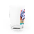 yumiceのice meets オリガミイルカ Water Glass :left