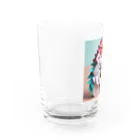 yumiceのice meets オリガミハリネズミ Water Glass :left