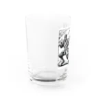 マイティのninja & samurai Water Glass :left