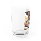 ototeck86のマッスルアメリカンホークス Water Glass :left