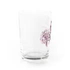 naomaria art shopの牡丹（ピオニー）RD Water Glass :left