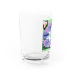 noaru633のドット絵のヒルガオ Water Glass :left