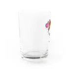 ねこ日和のねこ日和（ぶち猫） Water Glass :left