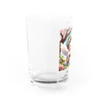 天使の館の琴を奏でる天使 Water Glass :left