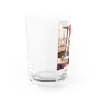 プリンゴブリンの赤毛の読書メガネさん Water Glass :left