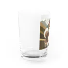 moyo3150のモカちゃん Water Glass :left