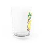 KZ_Graphicsの黄色いレモンタルトのような洋菓子 Water Glass :left